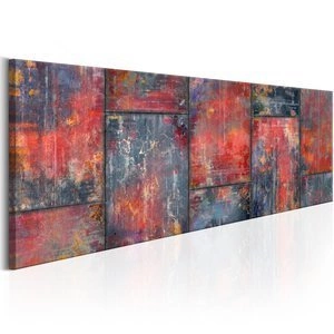 Obraz - Metalowa mozaika: Czerwony