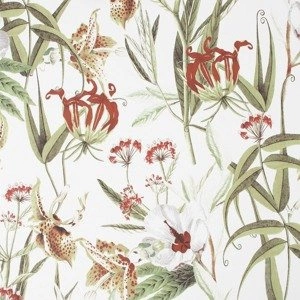 Tapeta winylowa na flizelinie kwiaty liście ładna