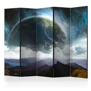 Parawan 5-częściowy - Ziemia II [Room Dividers]