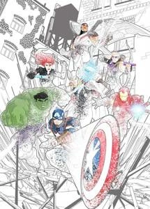 Fototapeta ścienna Avengers Attack IADX4-061