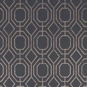 Tapeta granatowa wzór geometryczny heksagony romby