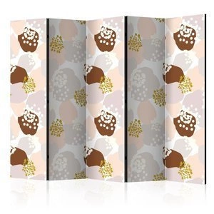 Parawan 5-częściowy - Plamki II [Room Dividers]