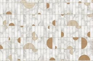 Fototapeta ścienna Półokręgi na jasnym tle V143-1