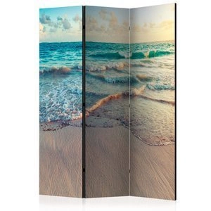 Parawan 3-częściowy - Plaża w Punta Cana [Room Dividers]