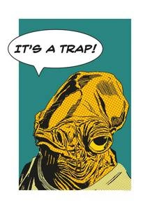 Obraz ścienny Star Wars Classic Comic Quote Ackbar WB112
