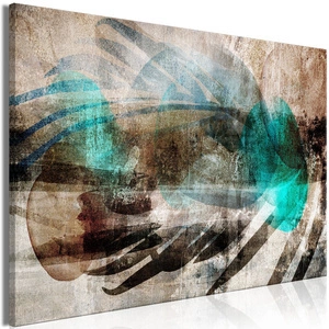 Obraz - Abstrakcyjny pióropusz (1-częściowy) szeroki