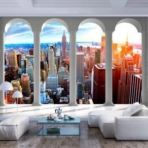 Fototapeta - Filary i Nowy Jork