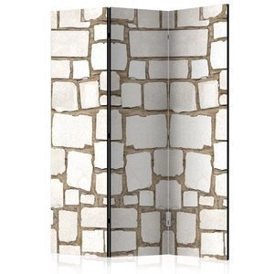 Parawan 3-częściowy - Kamienna łamigłówka [Room Dividers]