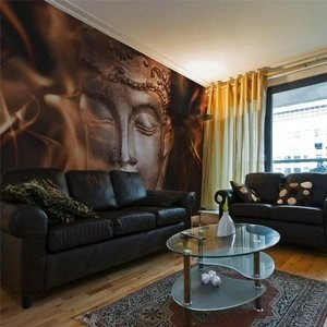 Fototapeta - Buddha. Fire of meditation.