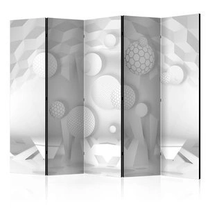 Parawan 5-częściowy - Koła w przestrzeni II [Room Dividers]