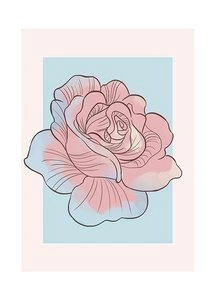 Obraz ścienny Cinderella Rose WB019