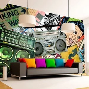 Fototapeta - Graffiti girl