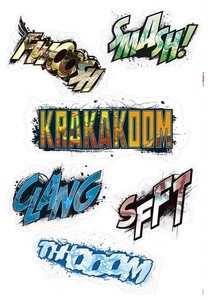 Naklejki samoprzylepne 14067h Avengers Sounds