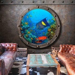 Fototapeta - Okno łodzi podwodnej