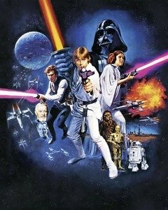 Fototapeta KOMAR 026-DVD2 Star Wars Poster Classic 1