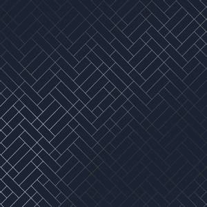 Tapeta ścienna Tapet Cafe Tile silver / navy Erica Wakerly