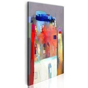 Obraz - Tęczowy domek