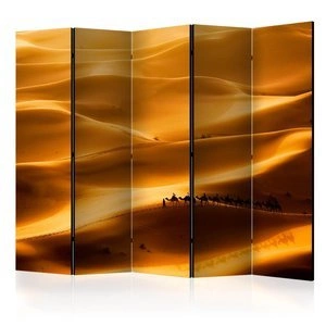 Parawan 5-częściowy - Karawan wielbłądów II [Room Dividers]