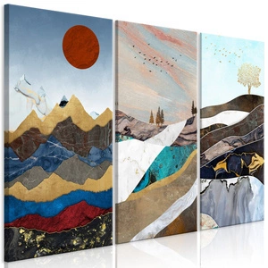 Obraz - Panorama myśli (3-częściowy)