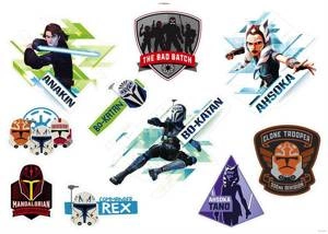 Naklejki samoprzylepne 14738h Clone Wars Badges