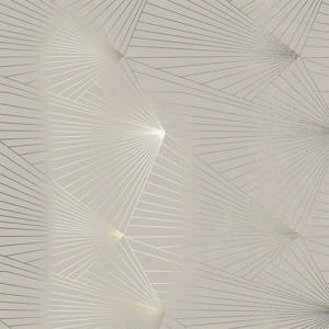 Tapeta ścienna Fan pewter / limestone Erica Wakerly