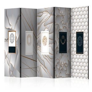 Parawan 5-częściowy - Etykiety II [Room Dividers]
