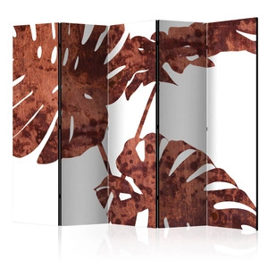 Parawan 5-częściowy - Wytrawna monstera II [Room Dividers]