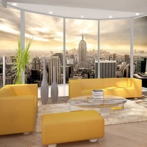 Fototapeta - Słoneczny poranek w Nowym Jorku