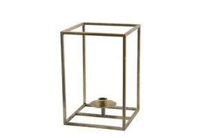 Złoty świecznik metalowy minimalistyczny 39224-065