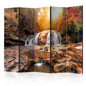 Parawan 5-częściowy - Wodospad ciszy II [Room Dividers]