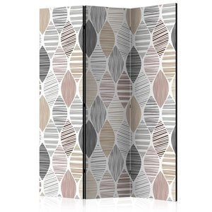 Parawan 3-częściowy - Łezki [Room Dividers]