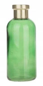 Wazon szklany zielony 11x25cm 33725-572