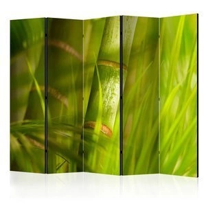 Parawan 5-częściowy - bambus - natura zen II [Room Dividers]