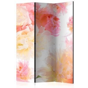 Parawan 3-częściowy - Pastelowe piwonie [Room Dividers]