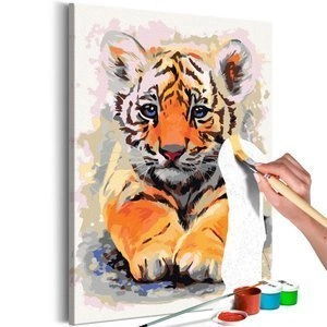 Obraz do samodzielnego malowania - Tygrysiątko