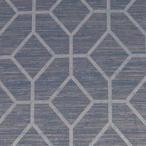 Tapeta wzór geometryczny granatowo-miedziana