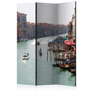 Parawan 3-częściowy - Canal Grande w Wenecji, Włochy [Room Dividers]