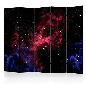 Parawan 5-częściowy - kosmos - gwiazdy II [Room Dividers]