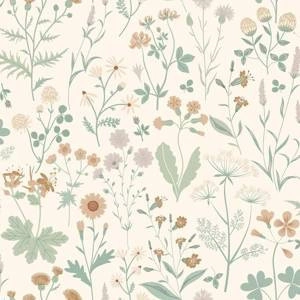 Tapeta ścienna Esta Home 139481 Vintage Flowers