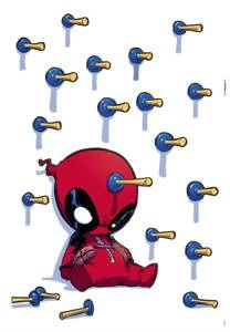 Naklejki samoprzylepne 14113h Deadpool Shootout