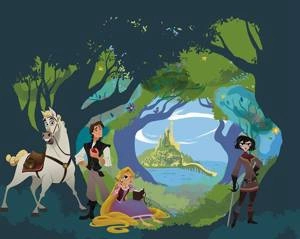 Fototapeta ścienna Tangled IADX7-001