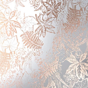 Tapeta ścienna Hothouse copper rose / white Erica Wakerly