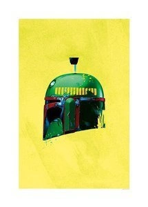 Obraz ścienny Star Wars Classic Helmets Boba Fett WB092