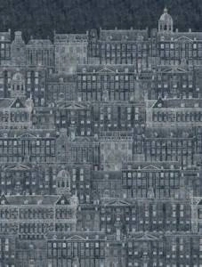 Fototapeta ścienna z motywem architektury miejskiej niebieska V133-2