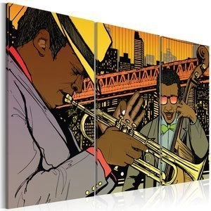 Obraz - Muzyk jazzowy