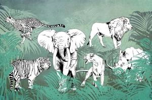 Fototapeta ścienna Safari zwierzęta V102-2