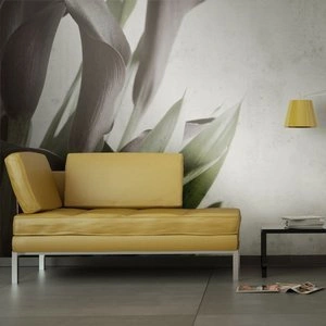 Fototapeta - Fioletowe kalie - efekt starego papieru