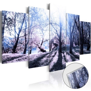 Obraz na szkle akrylowym - Jesienna polanka [Glass]