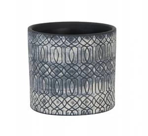 Szara doniczka cementowa 40053-265