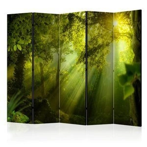 Parawan 5-częściowy - W tajemniczym lesie II II [Room Dividers]